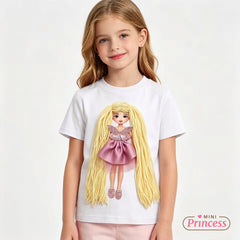Mini Princess đ ustvarjalna majica za male modne stilistke