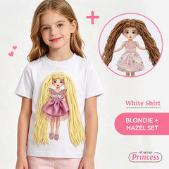 Mini Princess đ ustvarjalna majica za male modne stilistke