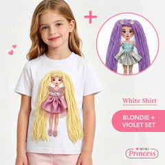 Mini Princess đ ustvarjalna majica za male modne stilistke